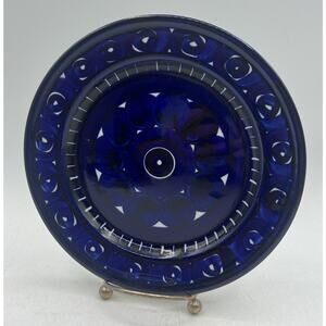 Arabia of Finland China VALENCIA Pattern 7" Salad Cake Dessert Plate Blue White